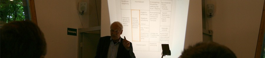 Prof. Günther Moewes bei seinem Vortrag