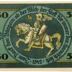 Torgauer Notgeld 1921 50 Pfennig Variante 2 Rückseite