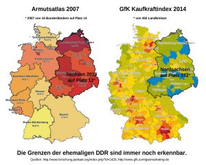 Armutsatlas GfK-Kaufkraftindex DDR